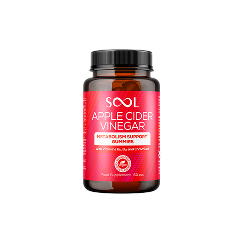 SOOL 500mg Apple Cider Vinegar Gummies - 60 Pieces