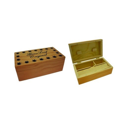 Grass Leaf Original Medium Wooden Storage Box