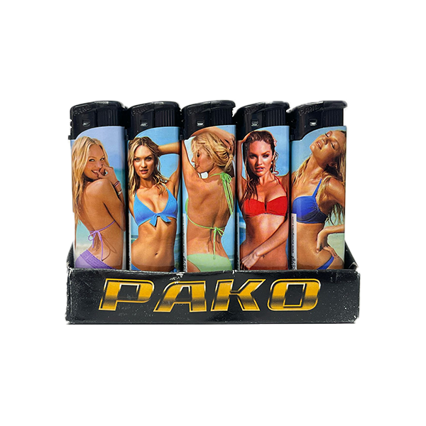 50 x Pako Bikini Printed Lighters - PE156