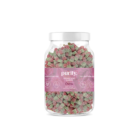 Purity 600mg Full-Spectrum CBD Vegan Gummies 400g