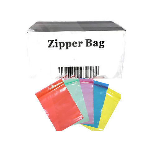 5 x Zipper Branded 30mm x 30mm Pink Bags