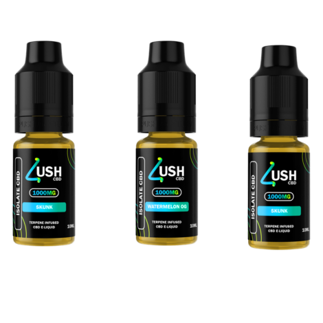 10ml Lush CBD Terpene Infused E-Liquid (Pack of 5)