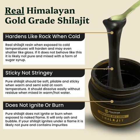 Shilajit Resin - Himalayan Gold Grade