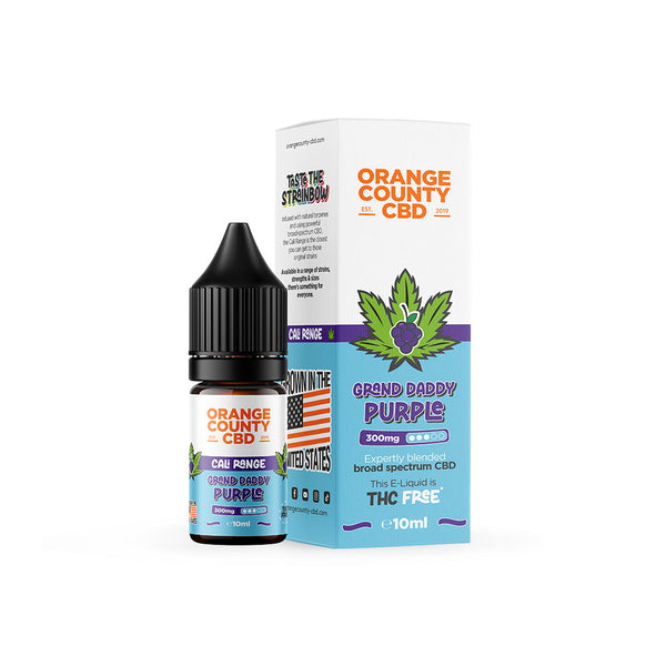 Orange County CBD Cali Range CBD E-Liquid 50ml – Grand Daddy Purple