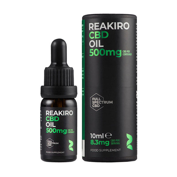 Reakiro Full-spectrum CBD Oil 500mg - 10ml