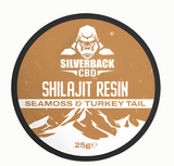 Silverback CBD Seamoss & Turkey Tail Infused Shilajit Resin 25g