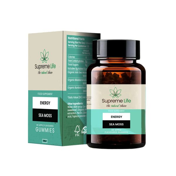 Sea Moss Gummies (60x Apple Flavour Gummies)