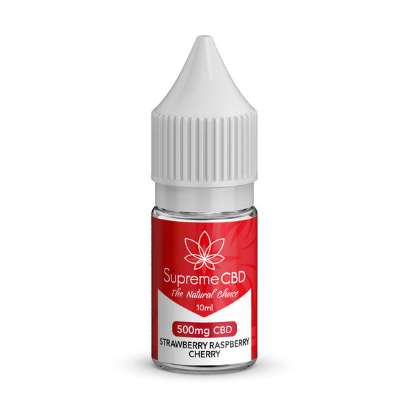 Strawberry Raspberry Cherry CBD Vape Juice 10ml (500mg)