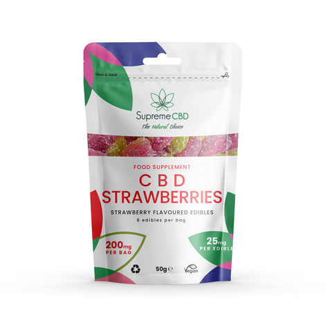 CBD Gummy Strawberries Grab Bag (200mg)