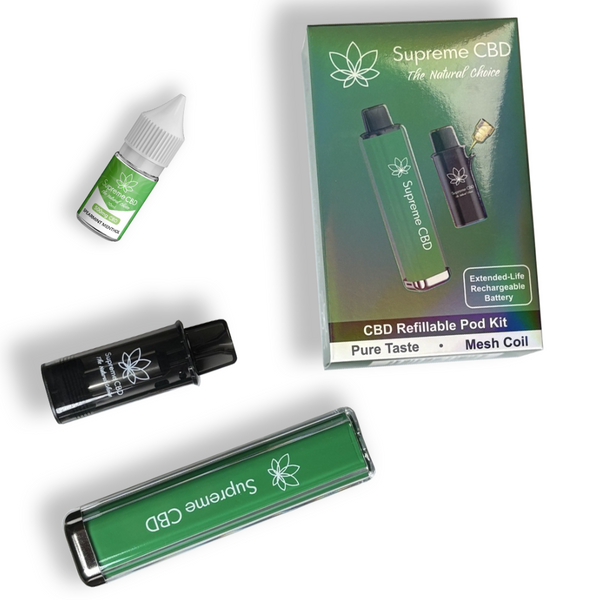 Supreme CBD – Pod Max with FREE 10ml Vape Juice