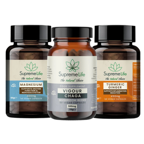 Immunity Bundle: Magnesium, Chaga and Turmeric