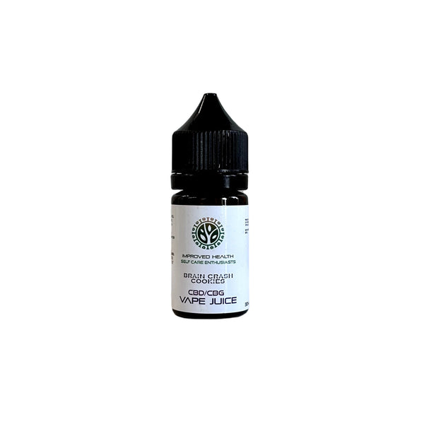 Brain Crasher OG CBD Vape Juice 2500mg – Broad Spectrum CBD + CBG | 30ml