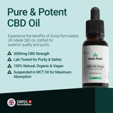 CBD Oil 3000mg | 30ml Mid-Strength