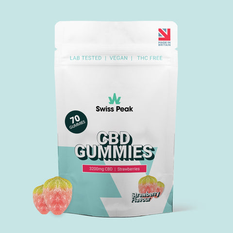 CBD Strawberry Gummies 3200mg - 4800mg | 70 Gummies