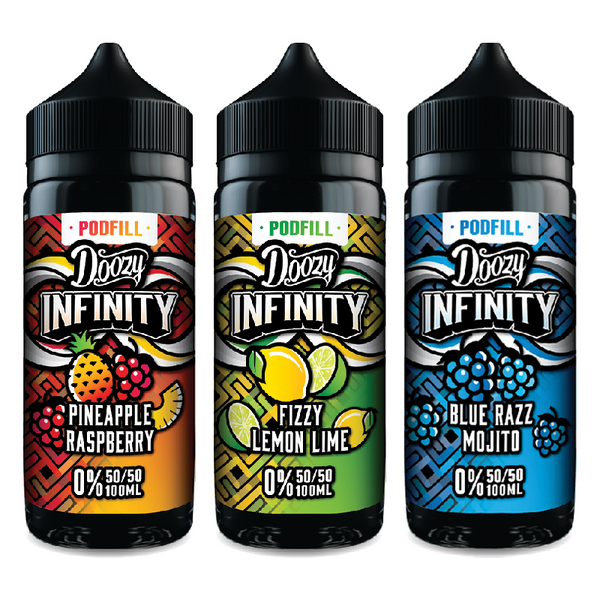 Doozy Infinity Pod Fill 50/50 100ml Shortfill E-liquid