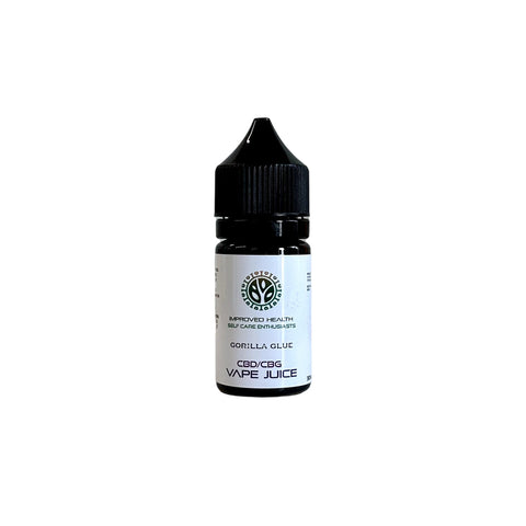 Gorilla Glue CBD Vape Juice 2500mg – Broad Spectrum CBD + CBG | 30ml