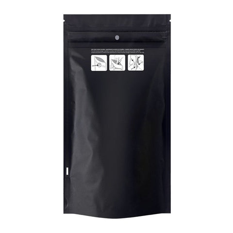 14g Mylar Bags Clear/Black Childproof – Smell-Proof Heat-Seal Pouches