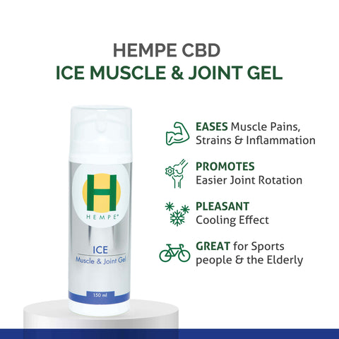 HEMPE Ice Muscle & Joint Gel 150ml with 25% EXTRA FREE!