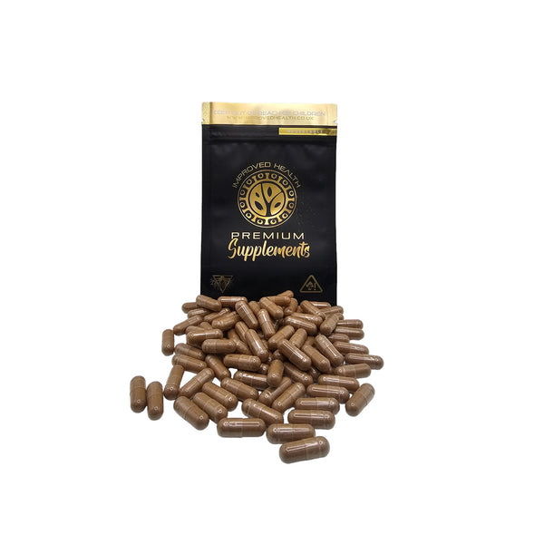Lion’s Mane Mushroom Capsules 500mg | Pure Mushroom Extract | 30 or 60 Capsules