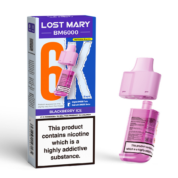 Lost Mary BM6000 Prefilled Vape Pods 20mg | 6000 Puffs