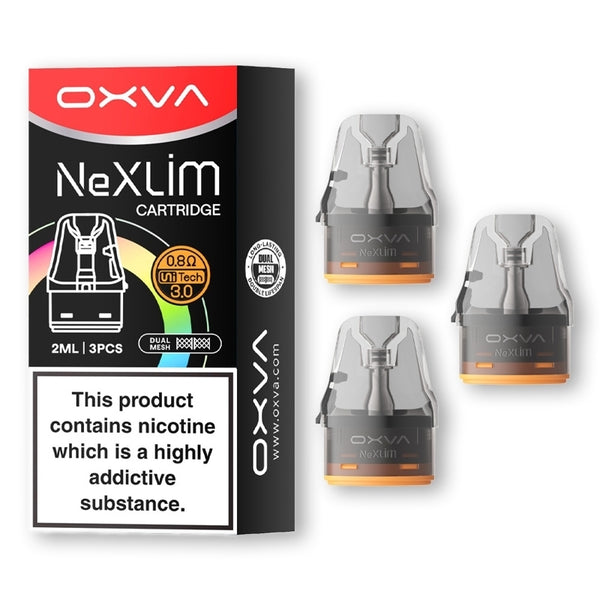OXVA NeXLIM V2 Replacement Pods, 3-Pack