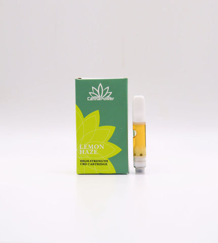 Cannapower Full Spectrum CBD & CBG Resin Vape Cartridge 1g | Rainbow Belts & Lemon Haze