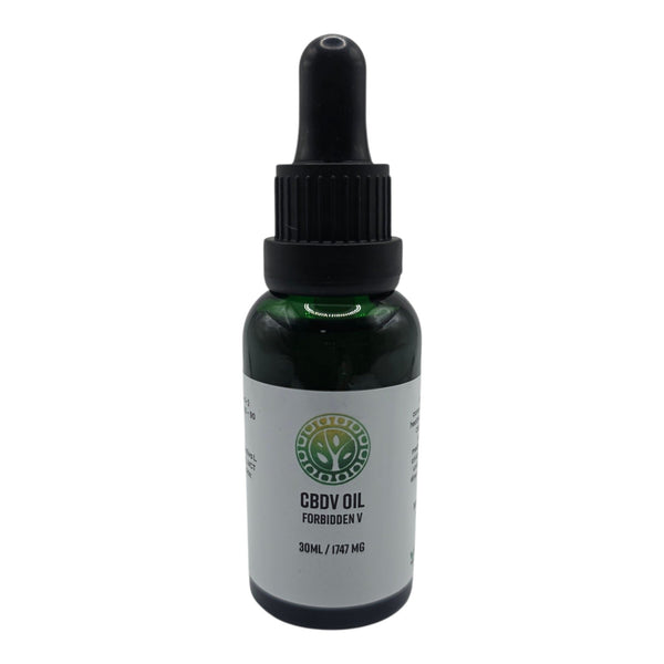 Forbidden V Full Spectrum CBDV Oil 1747mg 30ml | Cold-Pressed Hemp Tincture