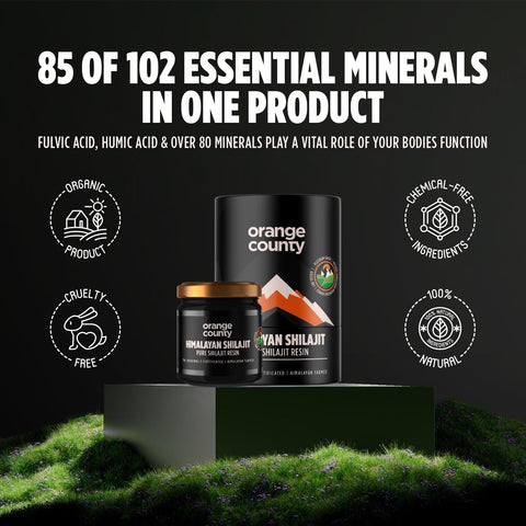 100% Pure Himalayan Shilajit - 50g (400mg per serving)