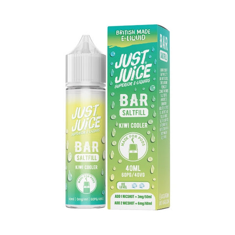 Just Juice Bar - 40ml - Kiwi Cooler - Saltfill [0MG]