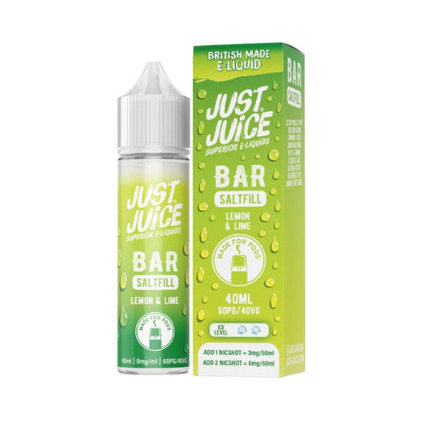 Just Juice Bar - 40ml - Lemon &amp; Lime - Saltfill [0MG]