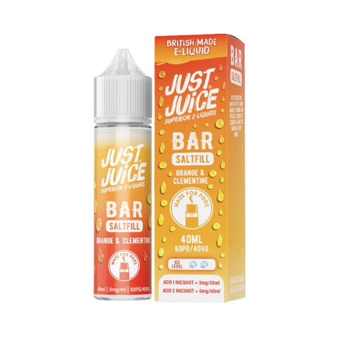 Just Juice Bar - 40ml - Orange &amp; Clementine - Saltfill [0MG]