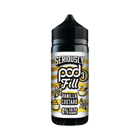 Doozy Vape - Seriously Pod Fill 3 - 100ml [Vanilla Custard]