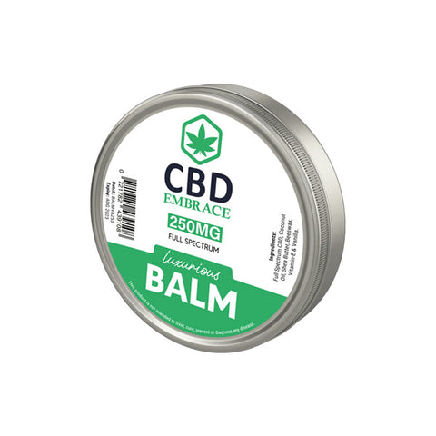 CBD Embrace 250mg Full Spectrum CBD Luxurious Balm - 30g