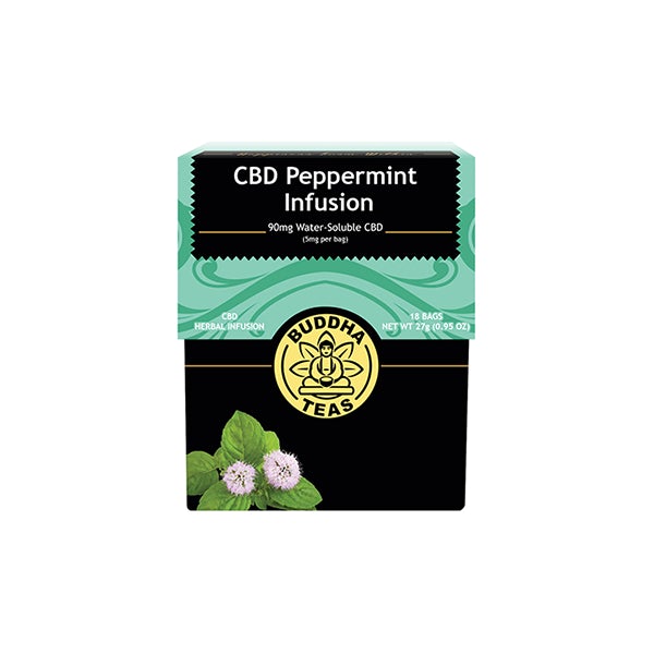 Buddha Teas 5mg CBD Tea Bags - Peppermint Infusion