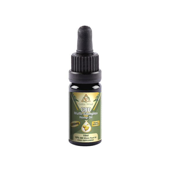 Celtic Wind Crops 1000mg CBD Multi-Complex Hemp Oil 10ml