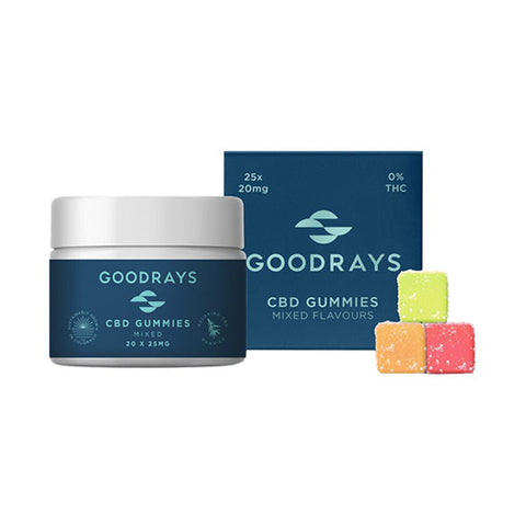 Goodrays 750mg CBD Mixed Gummies - 25 Pieces