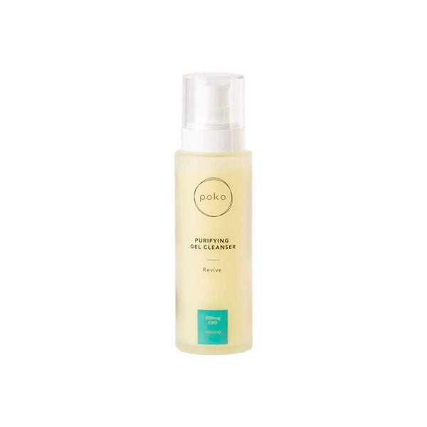 Poko 500mg CBD Purifying Gel Cleanser - 100ml