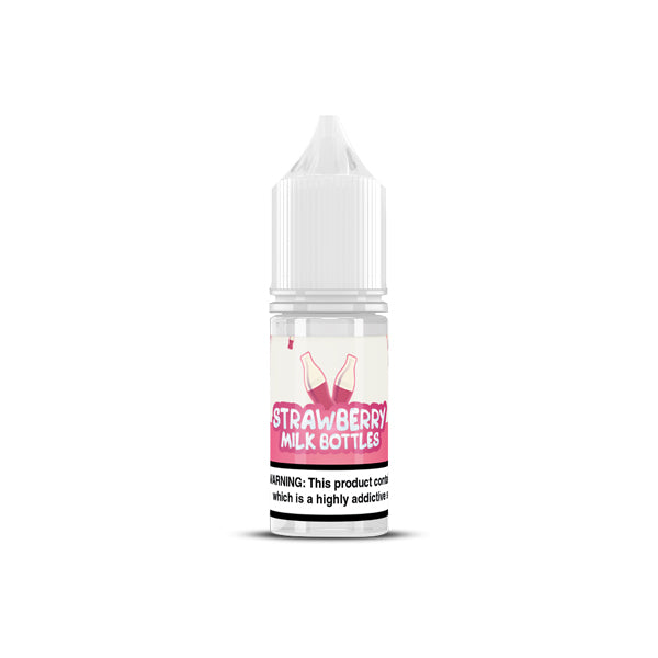 10MG Strawberry Nic Salts by Milk Bottles (50VG-50PG)