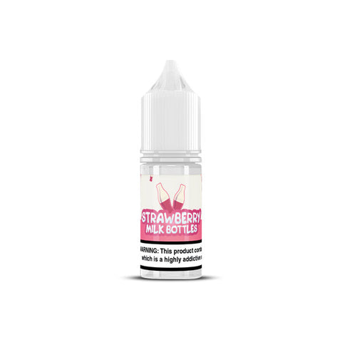 10MG Strawberry Nic Salts by Milk Bottles (50VG-50PG)