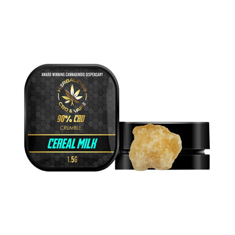 Herbaleyes 90% CBD Cereal Milk Dab Slabs - 1.5g