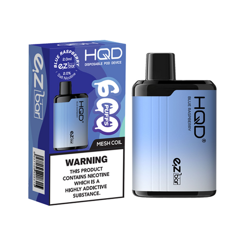 20mg HQD EZ Bar Disposable Vape Device 600 Puffs