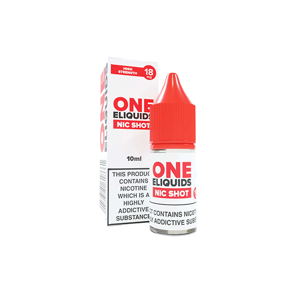 18mg One E-Liquids Standard Nic Shot 10ml (50VG/50PG)