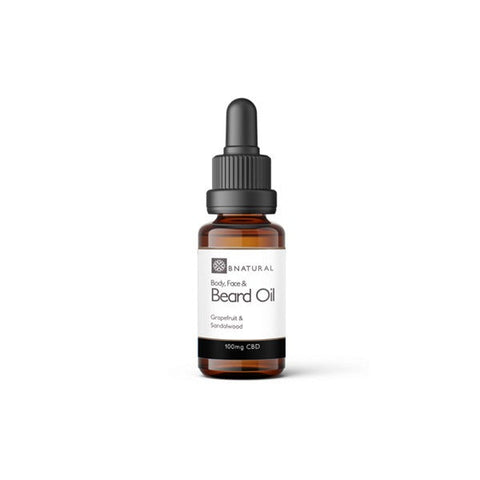 Bnatural 100mg CBD Beard & Face Oil - 30ml