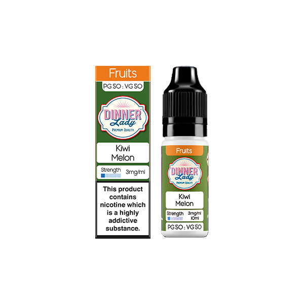 3mg Dinner Lady 50:50 Fruits 10ml Nic Salts (50VG/50PG)