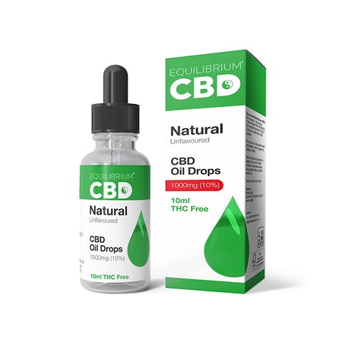 1000mg Equilibrium CBD Oil 10ml - Natural Flavour (BUY 1 GET 1 FREE)