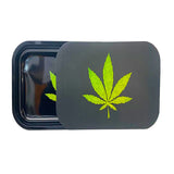 Large Mixed Design Magnetic Metal Rolling Trays with Lid