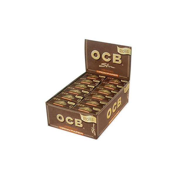 OCB Rolls, box of 24 rolling paper rolls